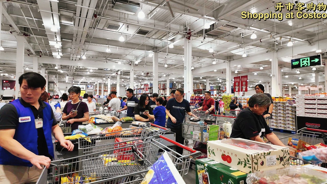 Shopping at Shanghai's Costco with Prices in August-on Sat Morning,Eating at Food Court|Shop with me