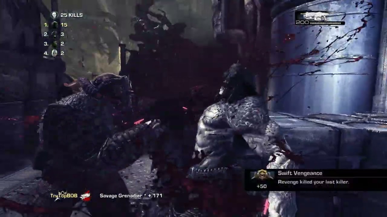 Gears of war 3 Delta online squad deathmatch gameplay