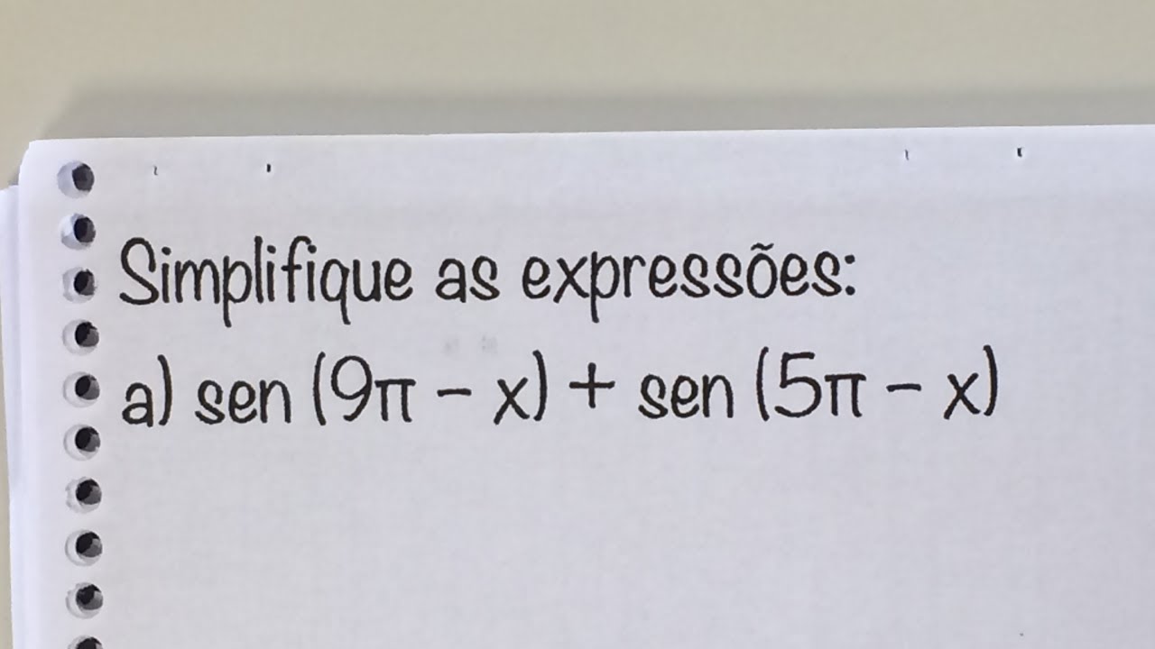 MFUNA | TC4 - Simplificando expressões usando a redução ao primeiro quadrante
