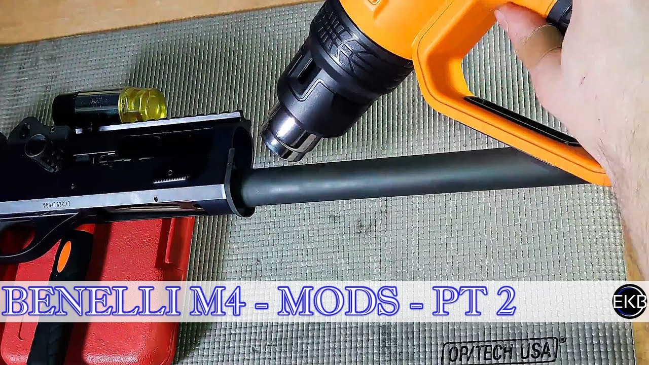 Benelli M4 Modifications Tutorial | Bolt Release, Magazine Tube, Safety, Bolt  | Part 2