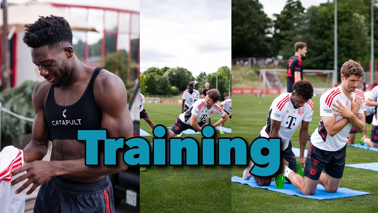 FC Bayern Munich Pre-Season Training 11th July : Thomas M&uuml;ller, Man&eacute;, Gnabry | No Lewandowski