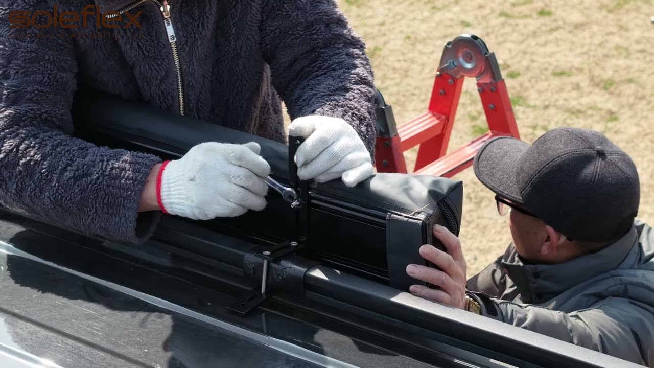 Soleflex F1 shower tent Installation Video