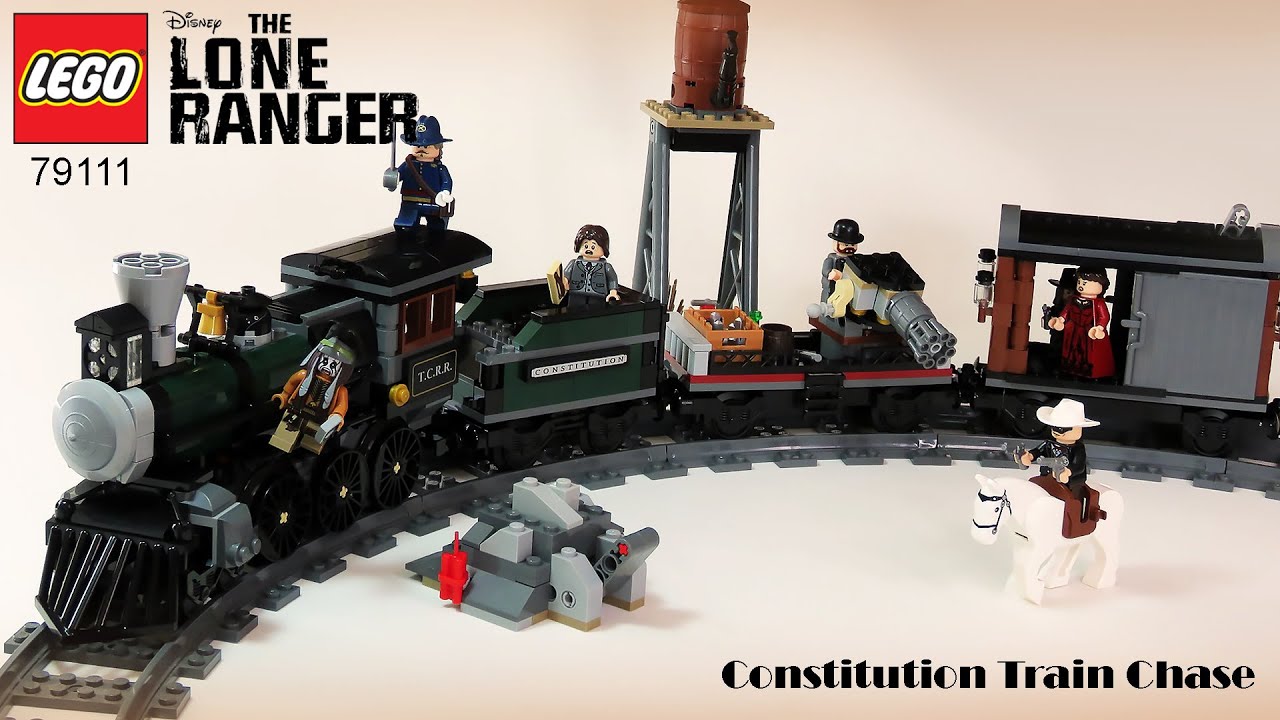 LEGO LONE RANGER - Constitution Train Chase (Set 79111 Speed Build Instructions)