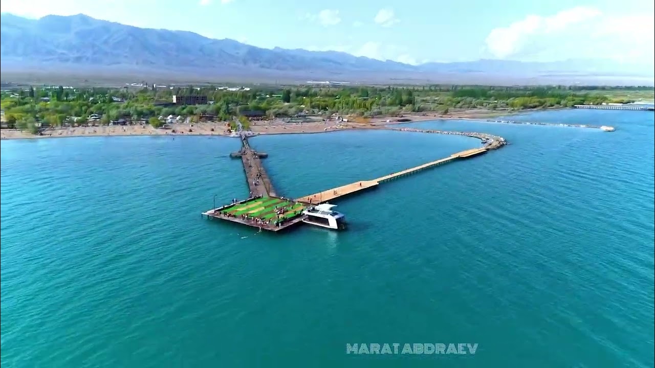 Новый городской пляж Балыкчы. Это просто Вау issyk-kul