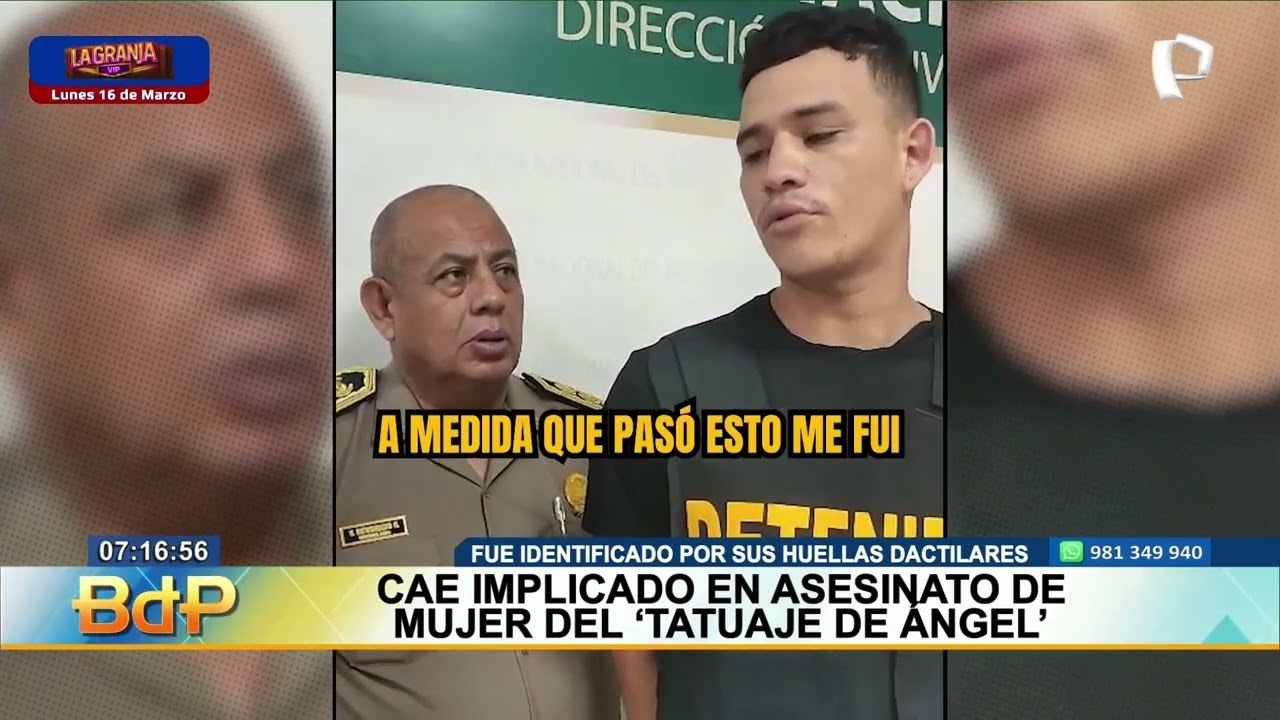 Capturan a presunto feminicida de mujer hallada dentro de bolsa en Santa Anita