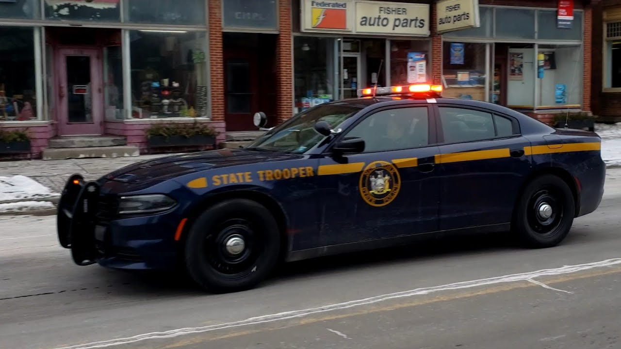 new york state police responding code 2 Richfield springs,NY 3-8-21 