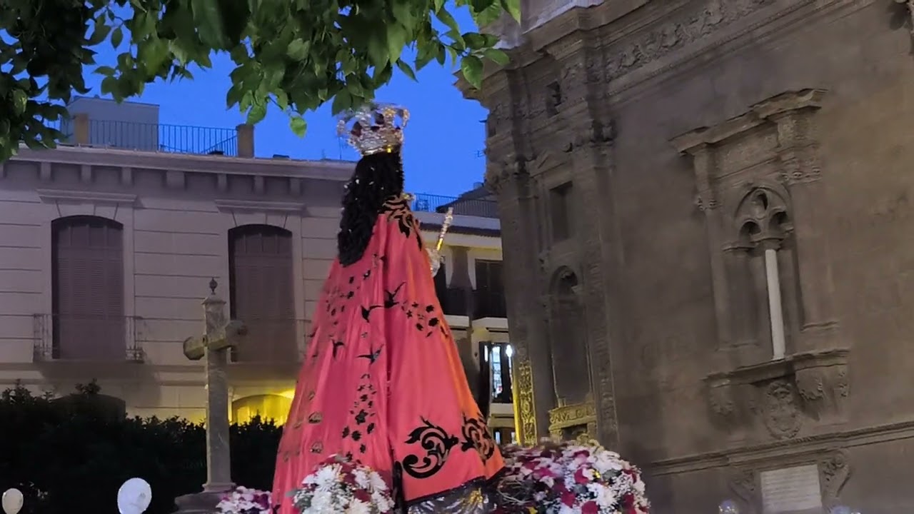 Llegada de la Virgen de la Fuensanta a la Catedral de Murcia. Septiembre 2024.