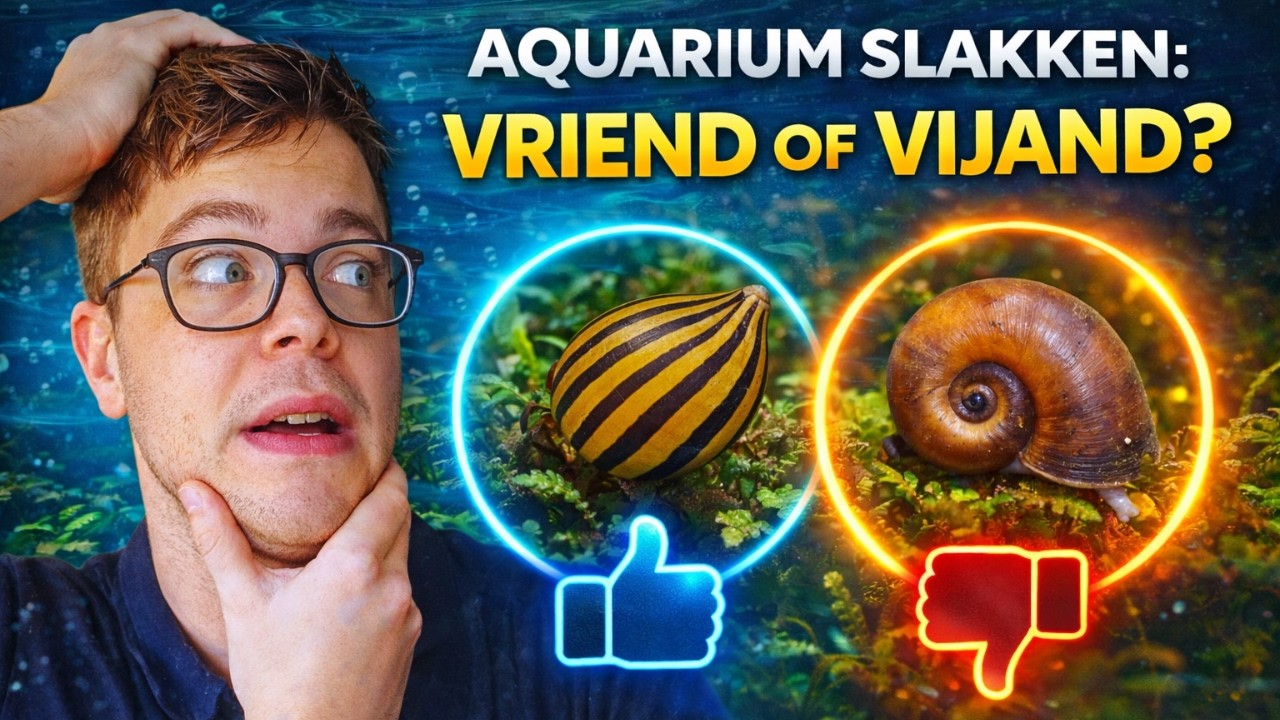Aquarium slakken: Vriend of Vijand?