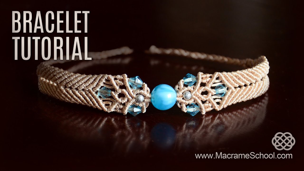 Big Bead Boho Bracelet Tutorial by Macrame School