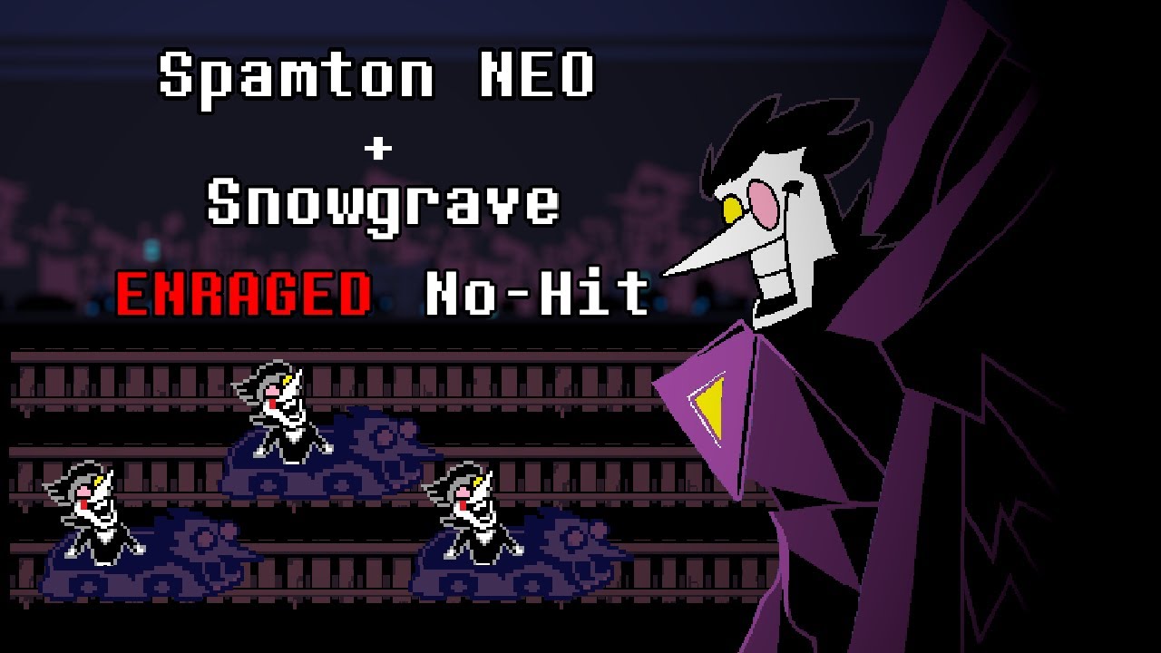 DELTARUNE: Chapter 2 | ENRAGED Spamton NEO (Pacifist) + Snowgrave Boss Fight HITLESS