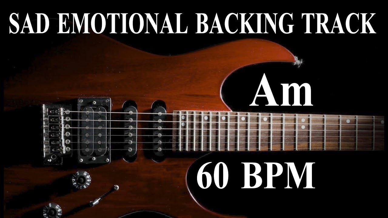 Sad Emotional Backing Track in A Minor