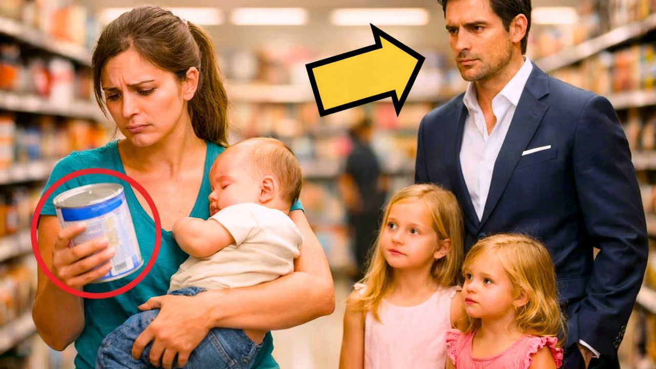 MILLIONNAIRE SURPREND MÈRE PAUVRE RENDANT LE LAIT BÉBÉ… SON ATTITUDE A TOUT CHANGÉ