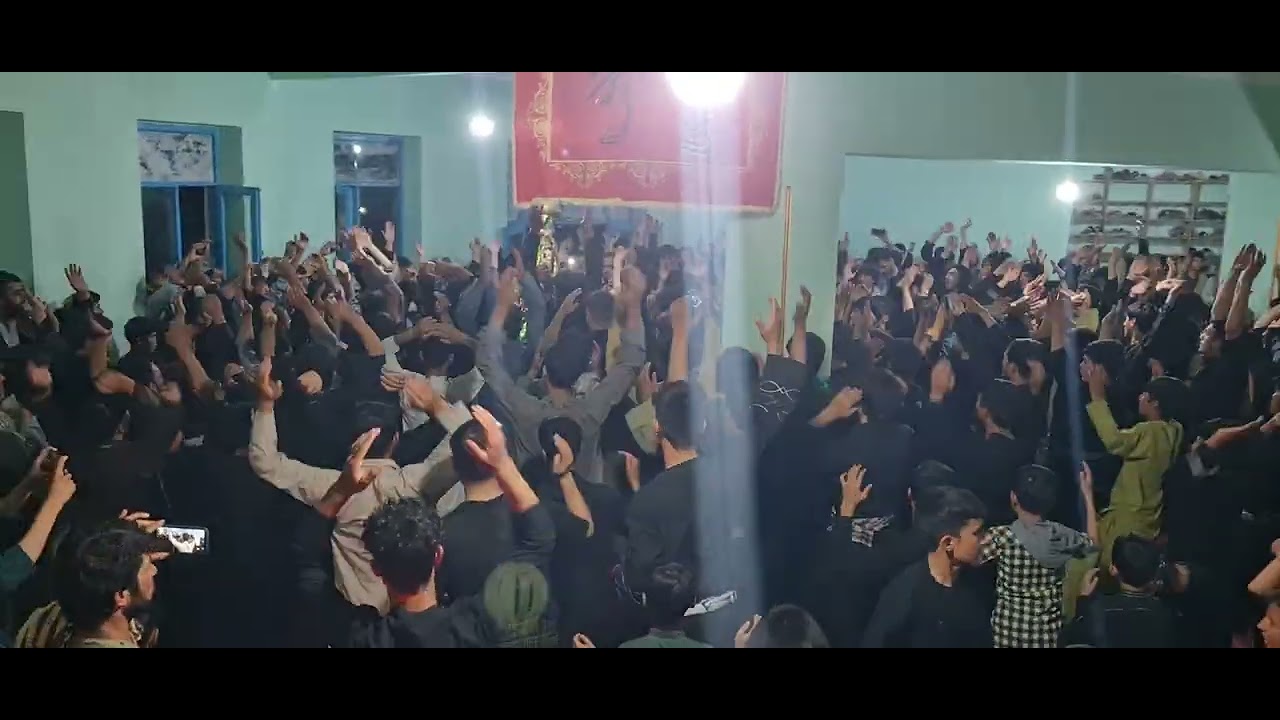 شب چهارده ام محرم 1402 مسجد جامع و تکیه خانه محمودیه ولسوالی شولگره ولایت بلخ