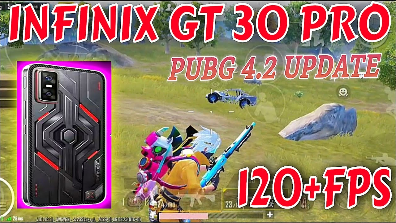 INFINIX GT 30 PRO 120 FPS PUBG TEST | PUBG 4.2 UPDATE | 🥵🔥