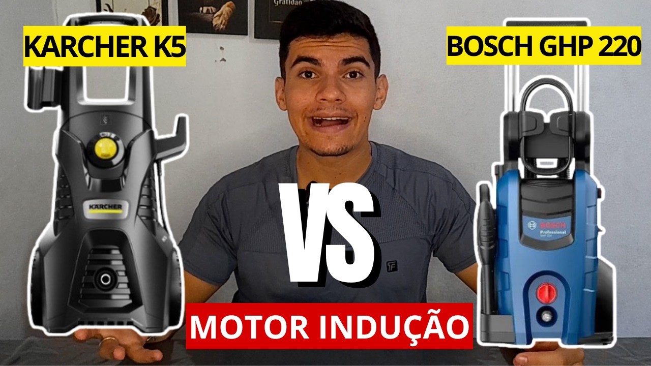 Qual é melhor lavadora a indução? Bosh GHP 220 VS Kacher K5 | Karcher ou Bosch?
