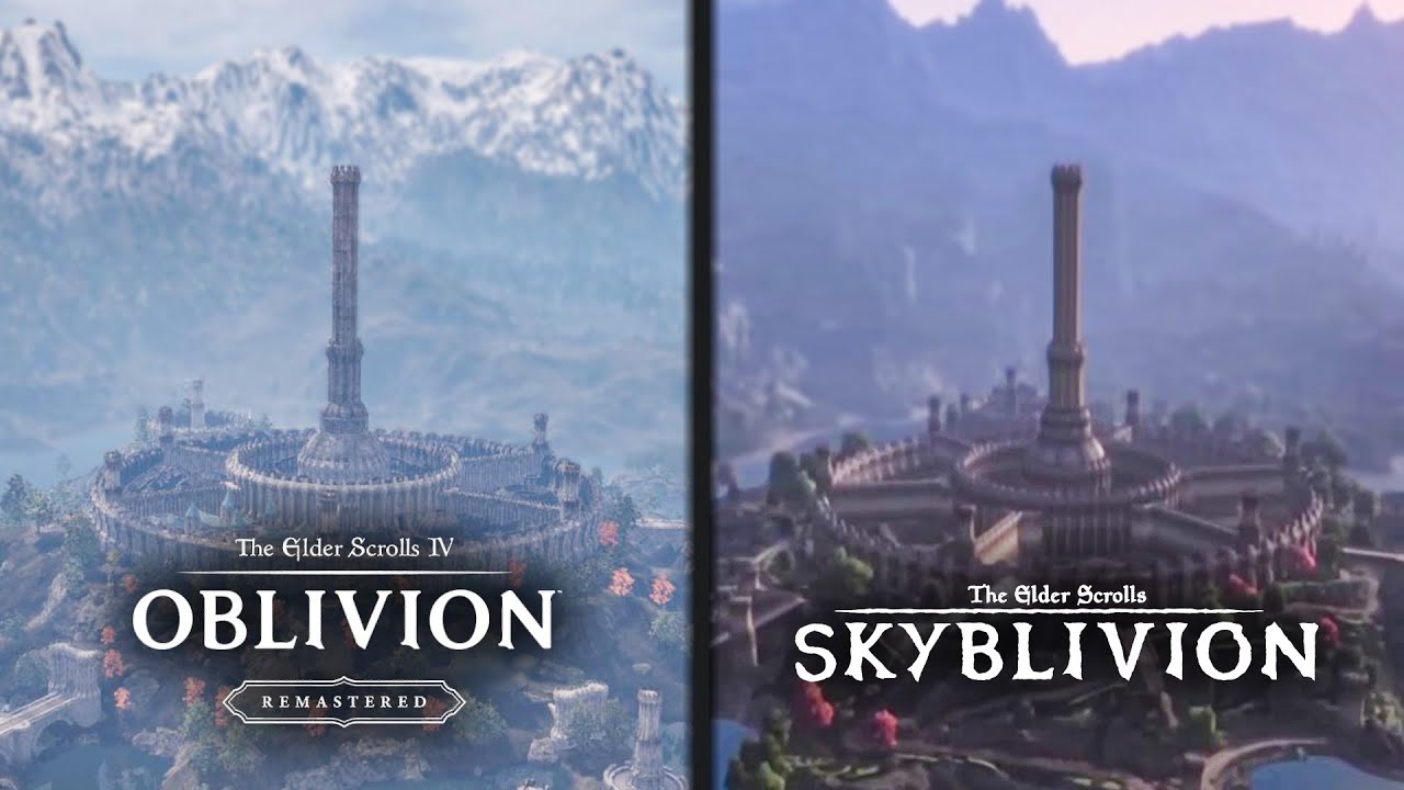 Skyblivion против Oblivion Remastered — НЕ просто сравнение графики