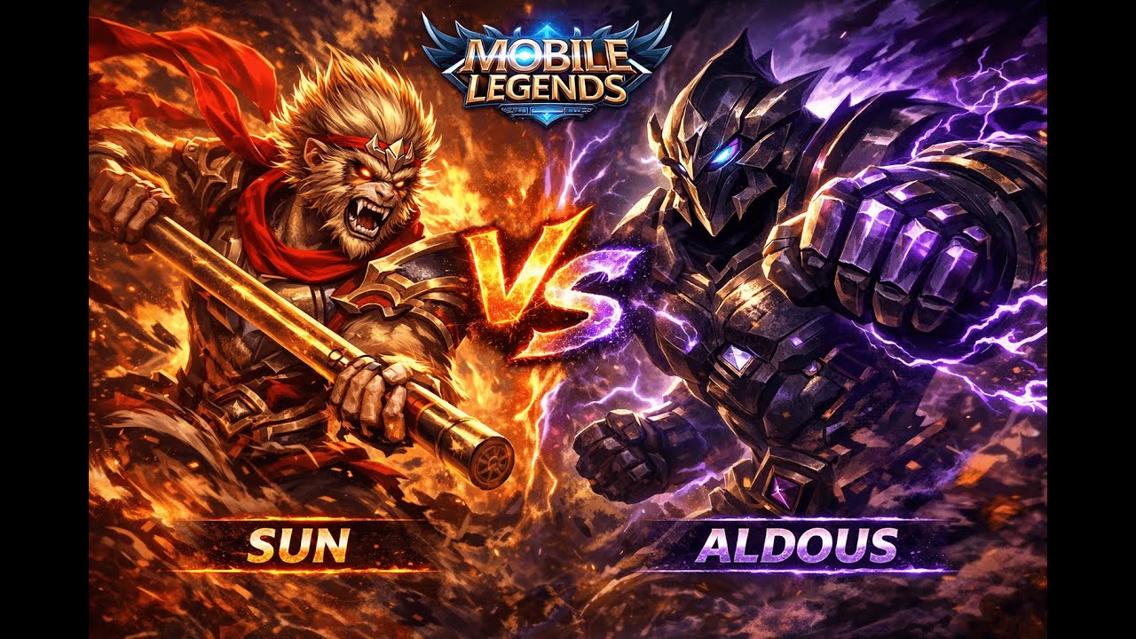 MAKRO DAN MIKRO SUN SAAT LAWAN ALDOUS | MOBILE LEGENDS