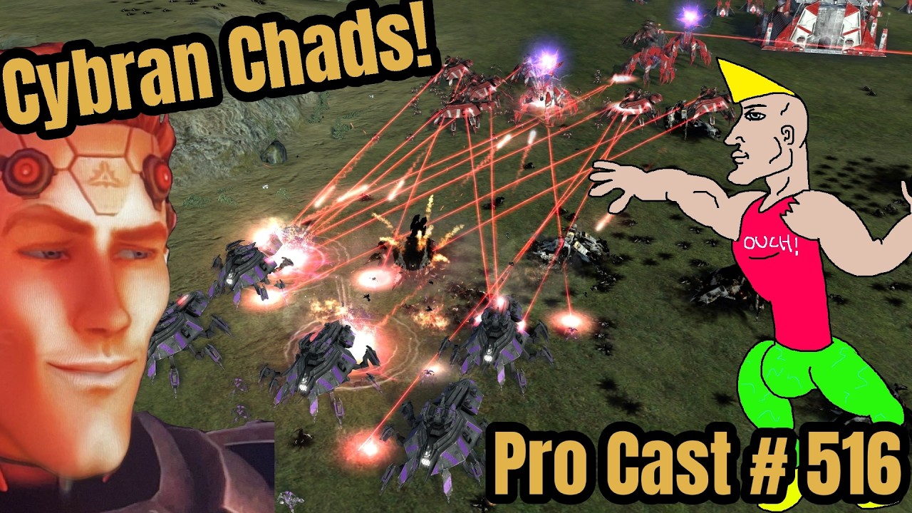 🥺Кибранские Чэды!🥺Supreme Commander 2 Pro Cast # 516 1v1 на Open Palms - Steal Speaks