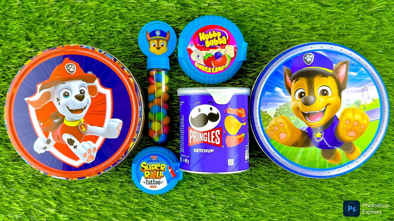 Funny Paw Patrol and M&M'sBoxes Video | Satisfying Candy ASMR |