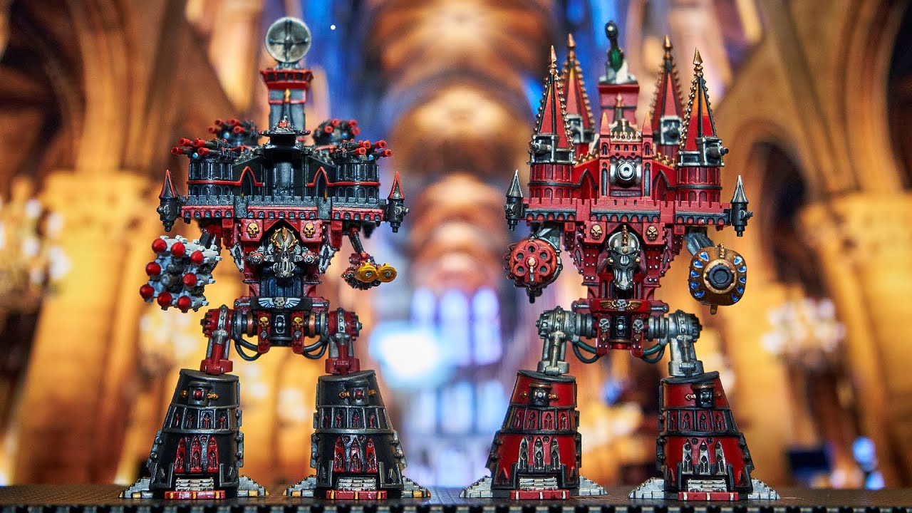 Покраска моей РЕДКОЙ модели Games Workshop — Титан Warmonger Imperator