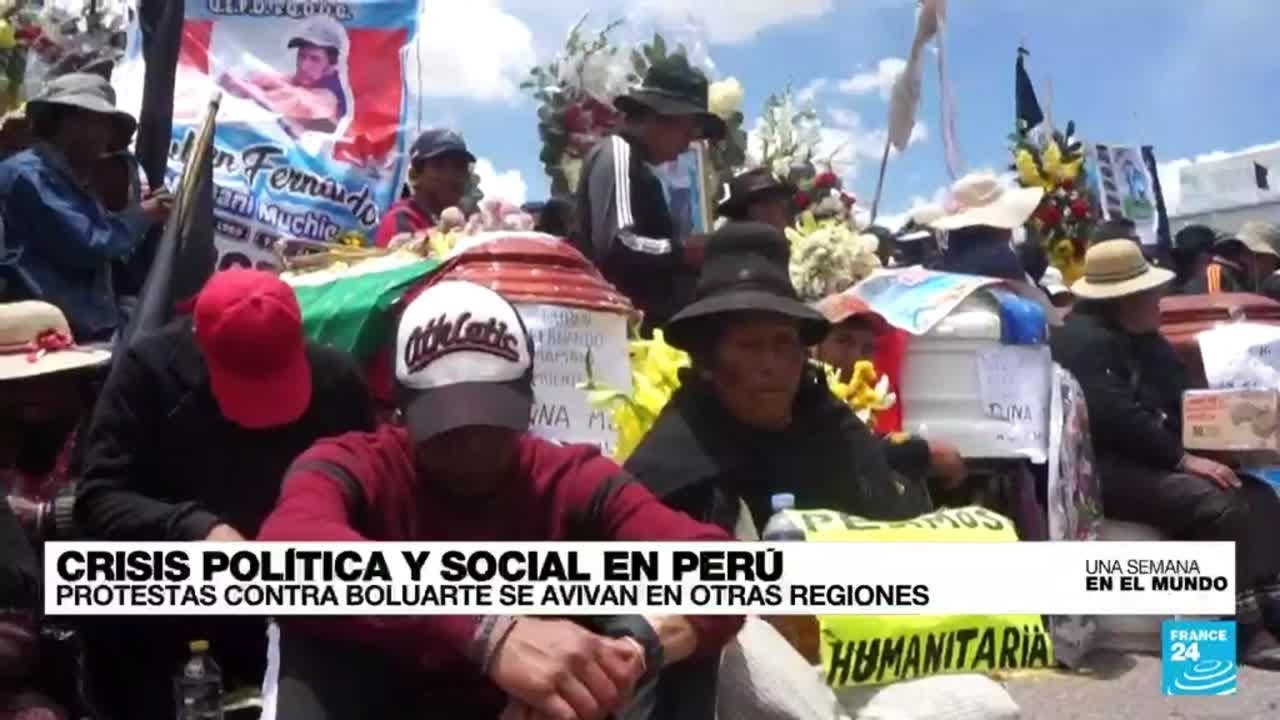 Las protestas y la brutal represi&oacute;n avivan la crisis pol&iacute;tica y social en Per&uacute;