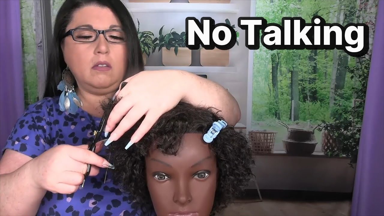 ASMR Hair Salon Roleplay (NO TALKING) (Haircut, Scalp Massage and Oiling, Styling, Afro/Kinky Hair)