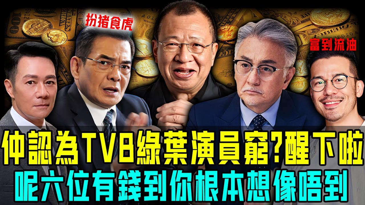 仲認為 TVB 綠葉演員窮？醒下啦！呢六位有錢到你唔敢相信！有啲早就投資有道身家過億，仲有人扮豬吃虎富到流油，強過圈內大部分當紅小生！【阿珍港你知】#人物志 #綠葉 #富豪 #小生 #八卦 #名人