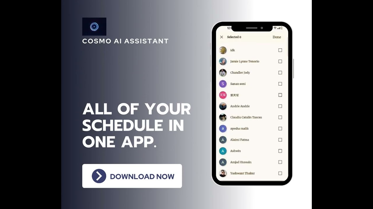 Cosmo AI Assistant - Task Creation