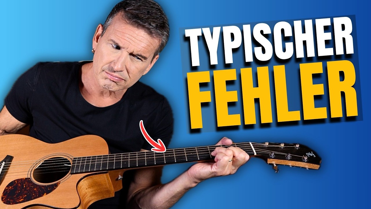 10 typische Anfängerfehler auf der Gitarre (und wie du es besser machst)
