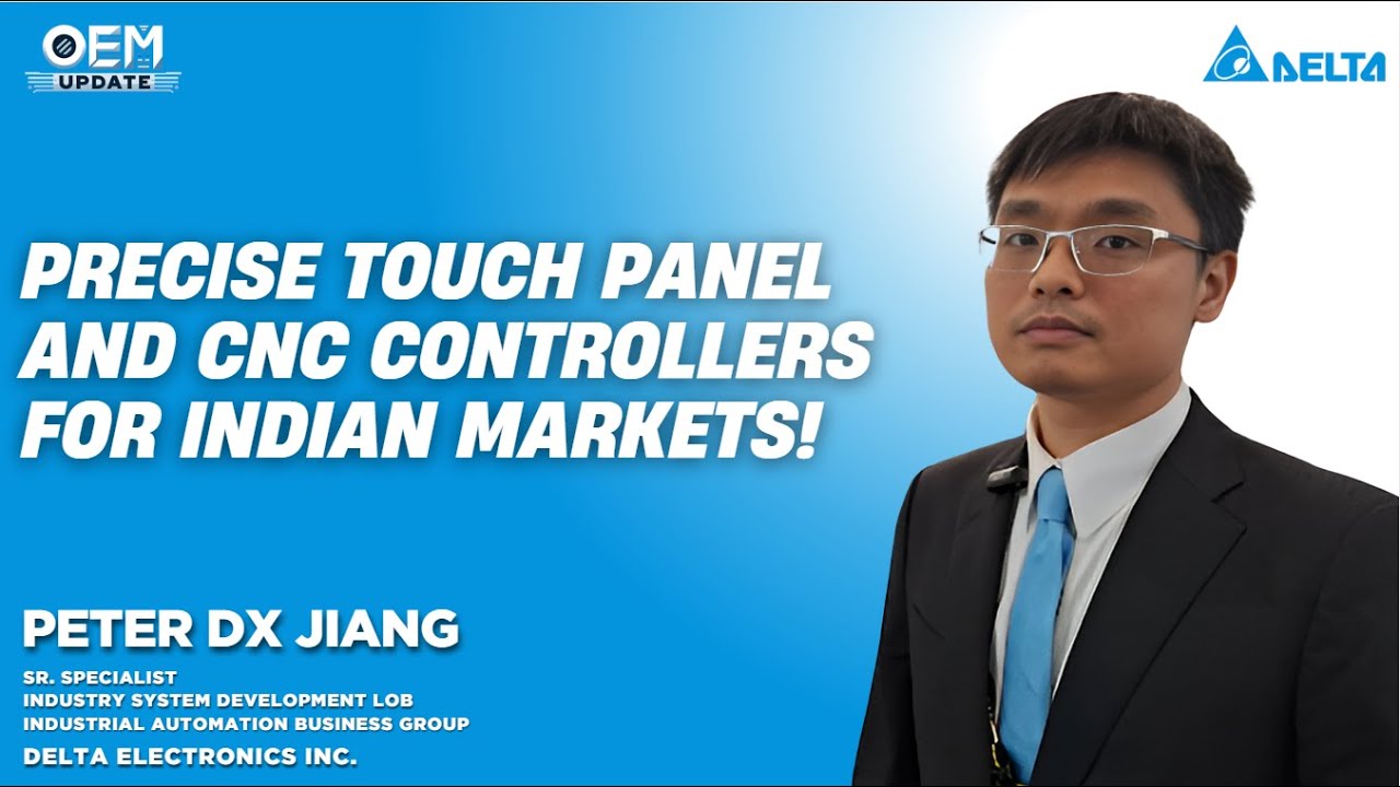 CNC Controllers & Touch Panels for India | Peter.DX.Jiang from Delta Electronics | TIMTOS2025