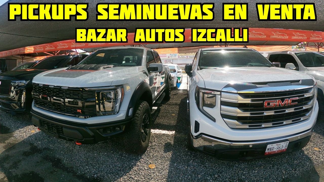 ⚠️🤑 TROCAS en VENTA seminuevas, pickups tacoma, ford, raptor r, frontier, en bazar autos izcalli