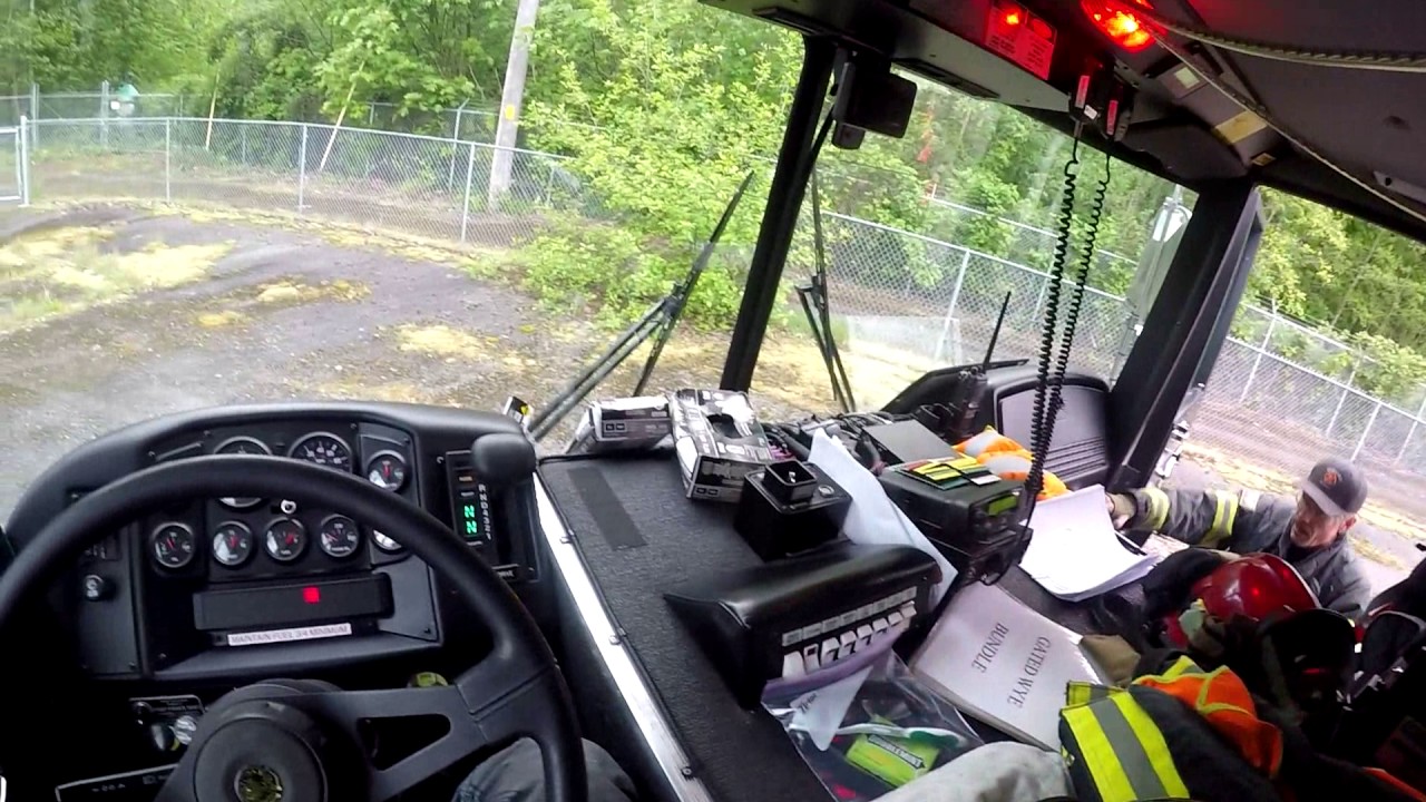 Driving a Fire Engine POV