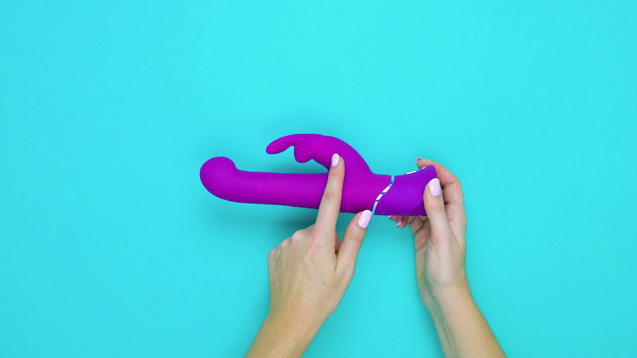 G-Spot vibrator met roterende top en clitoris stimulator