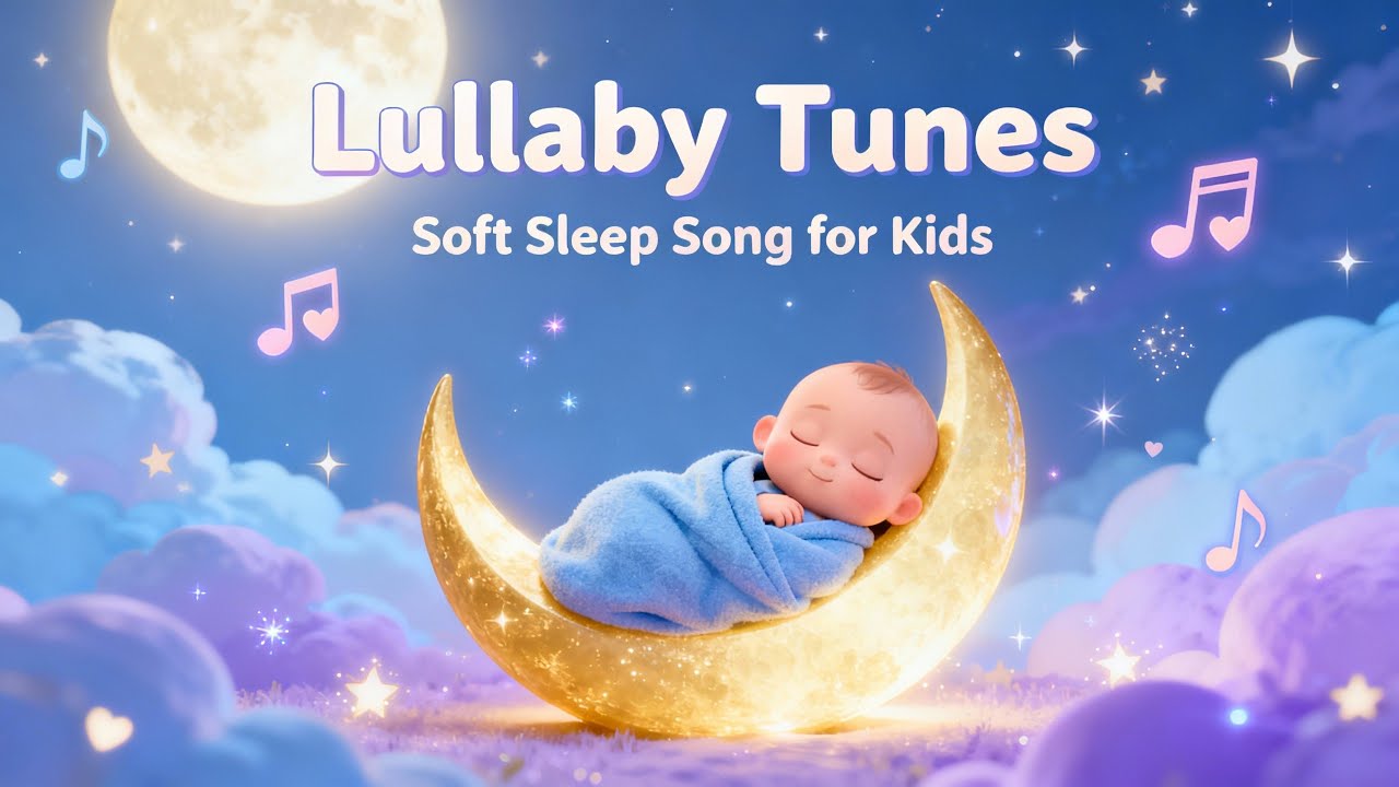 Lullaby Tunes 🌙 | Soft Sleep Song for Babies | Gentle Bedtime Music for Kids