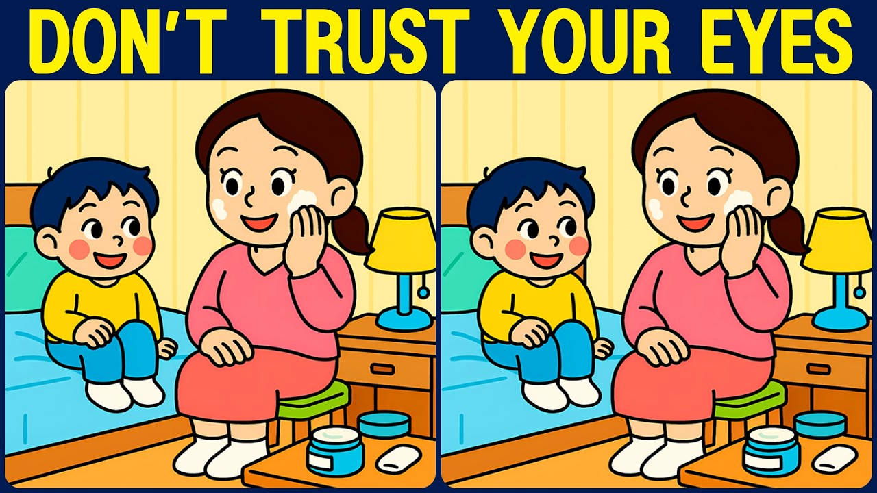 [Spot the Difference Brain Training] The subtle differences will test your attentiveness.