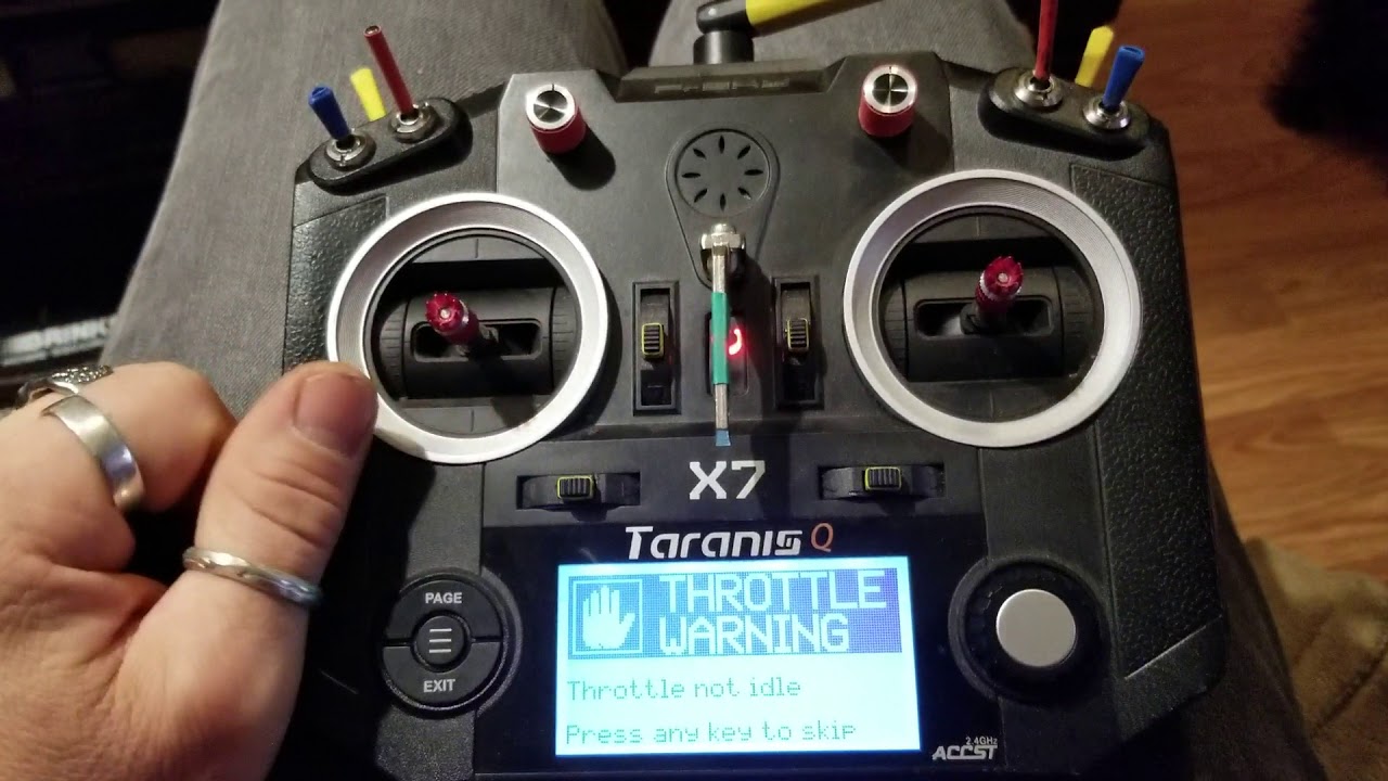 Switch sounds on the Taranis QX7, and motor beacon on quad. In case you lose it.