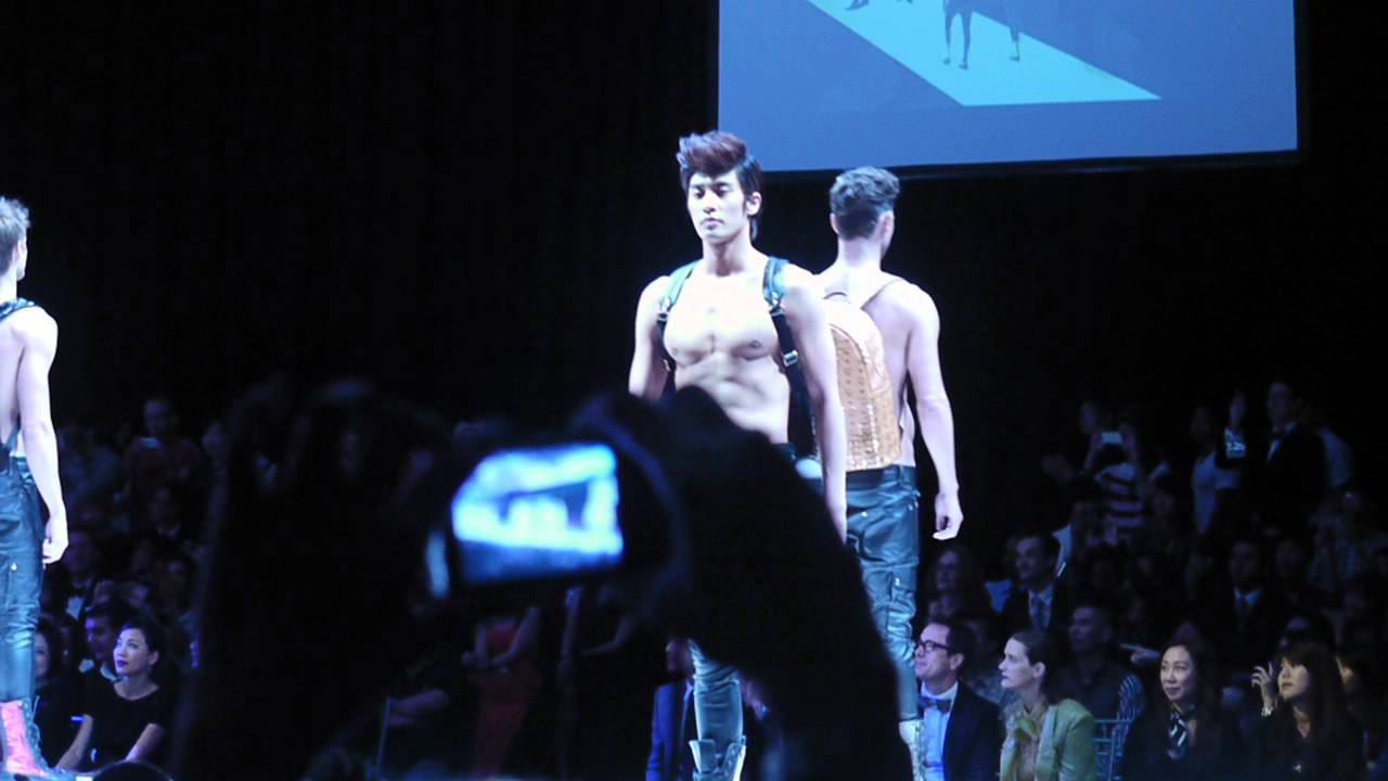 Sung Hoon @ Music & Men's Fashion Week 2012 MCM runway
