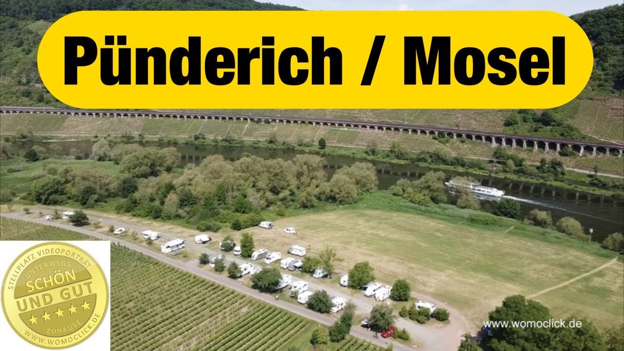 Moselstellplatz Pünderich / womoclick