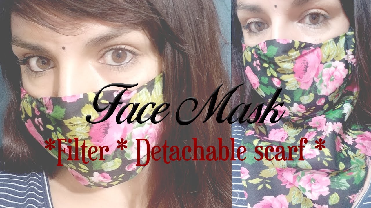 Recommended Face mask with scarf and filter - All sizes