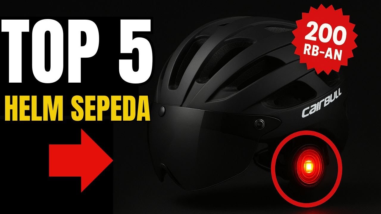 5 Rekomendasi HELM SEPEDA ROADBIKE DAN GUNUNG Murah Terbaik 2025!
