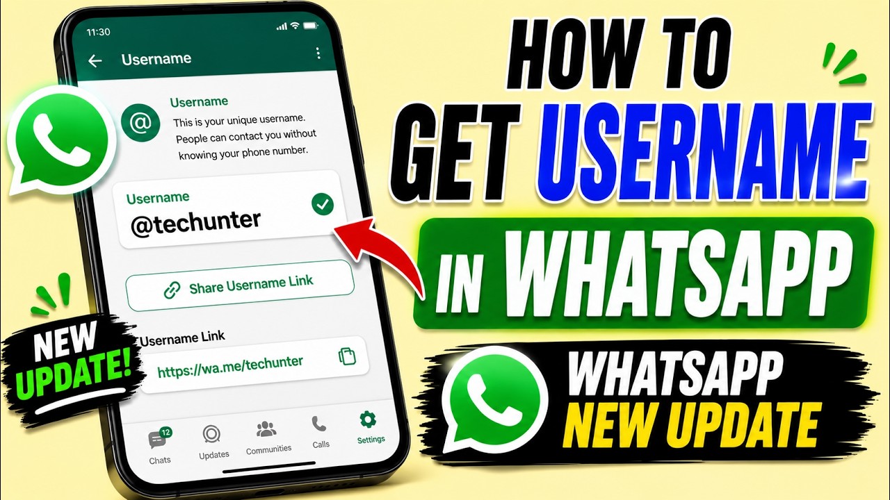 Как создать имя пользователя в WhatsApp &mdash; новое обновление WhatsApp