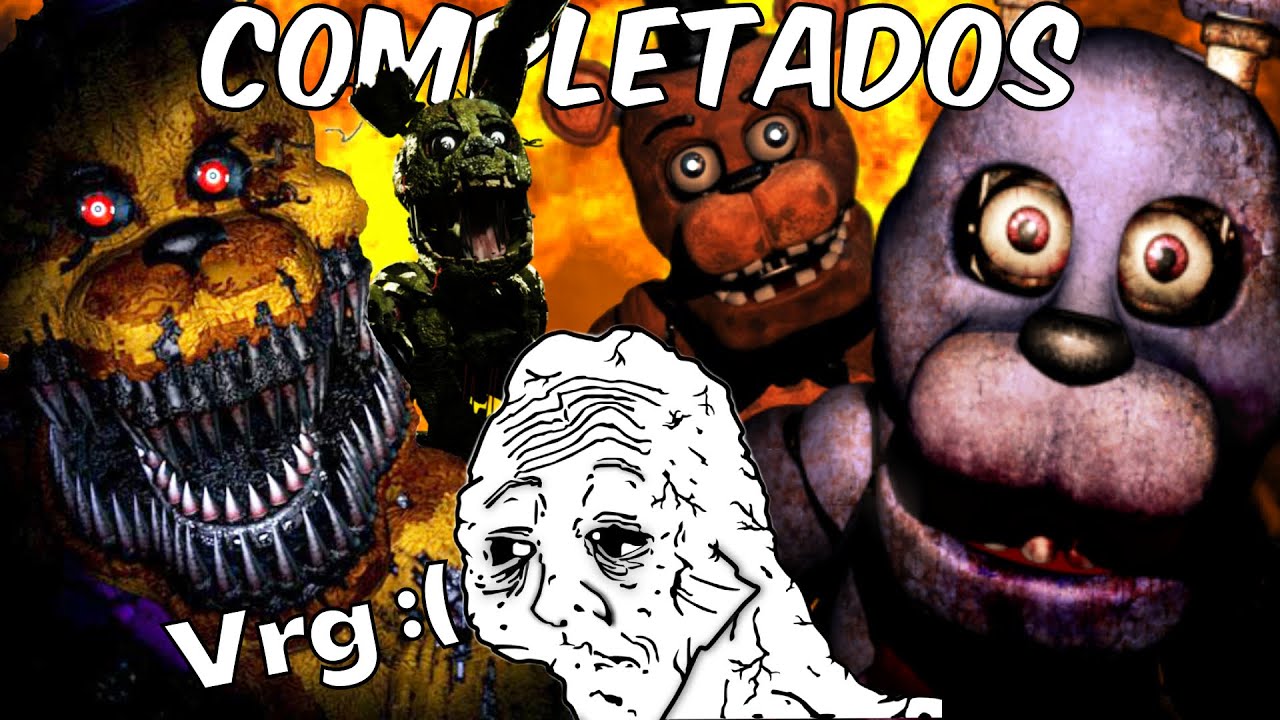Me pasé TODOS los FNAF CLÁSICOS en un Video | oKurami