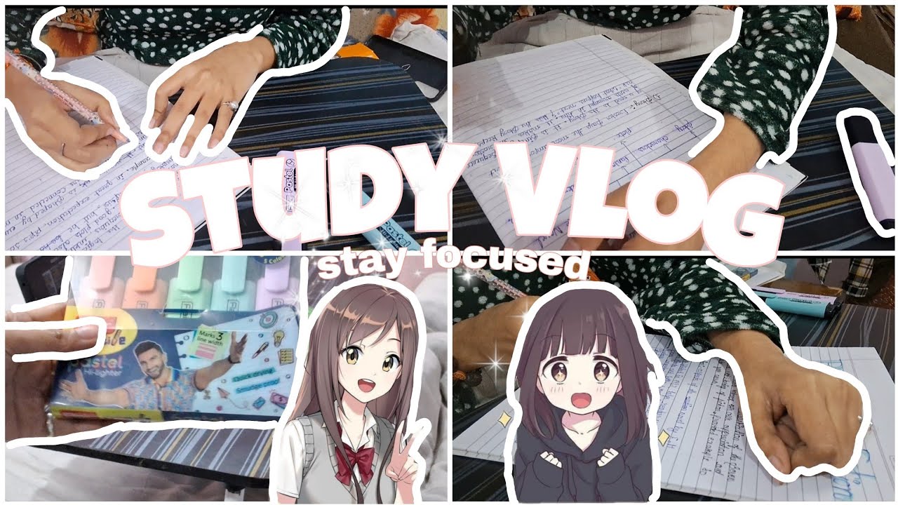 A productive study vlog ✨️ | exam study vlog 📚🖊|#study #vlog #studyvlog 