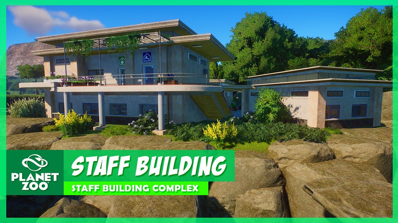STAFF BUILDING | Speed Build | Let's Play Planet Zoo | Banoa Zoo EP2