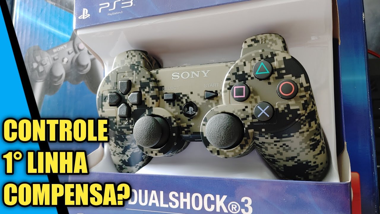 COMPREI um CONTROLE primeira linha para o PS3