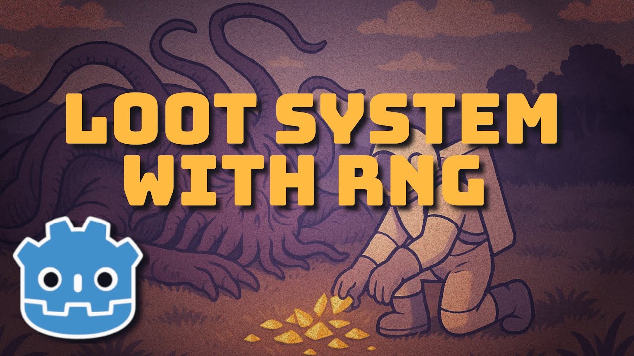 How to Make a Random Loot System in Godot 4 with Random Number Generator Weighted Options