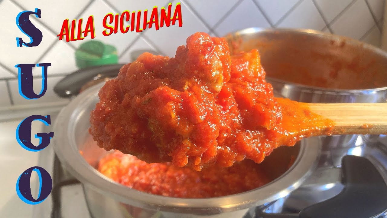SUGU CA #CARNE (#ricetta #siciliana) Il #sugo con la carne della #domenica ! Un #primo speciale!