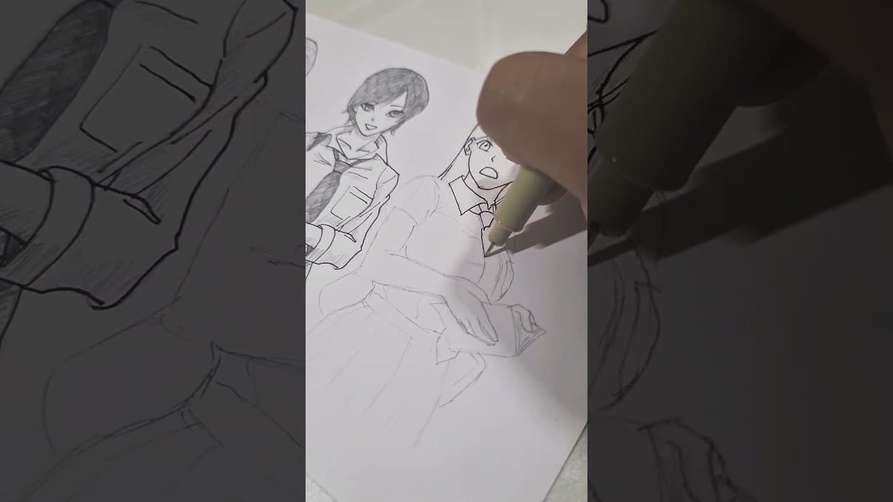 Pencil sketch routine!! | Joshi kousei | Boys a liar | #sketch #pencildrawing