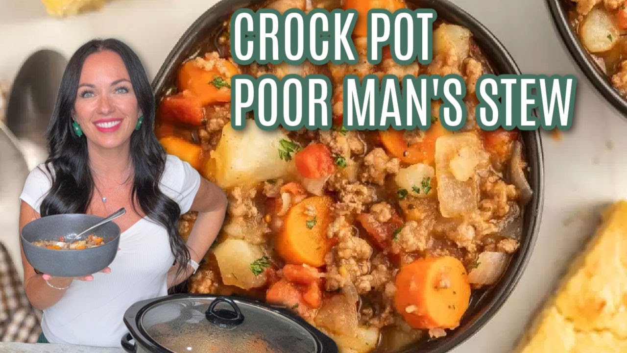 Budget Meal: Crock Pot Poor Man's Stew Made Easy