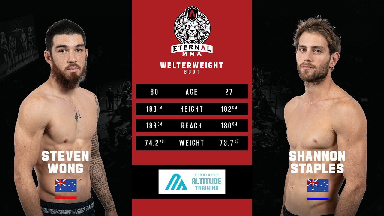 ETERNAL MMA 51 - STEVEN WONG VS SHANNON STAPLES - MMA FIGHT VIDEO